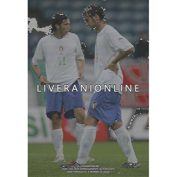 NORVEGIA-ITALIA 03/06/2005 NELLA FOTO bianchi e pazzini FOTO MARCO LUZZANI-AGENZIA ALDO LIVERANI