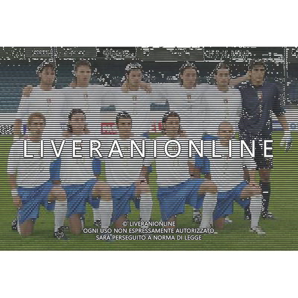 NORVEGIA-ITALIA 03/06/2005 NELLA FOTO FORMAZIONE ITALIA UNDER 21 FOTO MARCO LUZZANI-AGENZIA ALDO LIVERANI