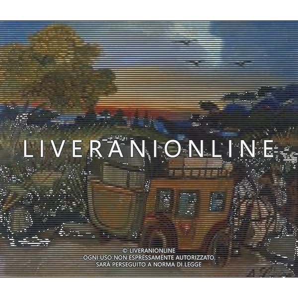 Antonio Ligabue (Zurigo, 18 dicembre 1899 – Gualtieri, 27 maggio 1965) è stato un pittore italiano la cui arte è generalmente classificata come espressionista nella foto dipinto di antonio ligabue la diligenza ag aldo liverani sas