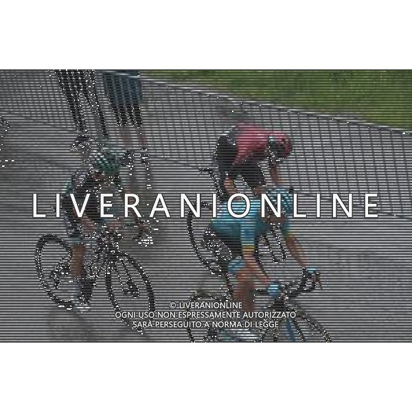15-06-2019 Criterium Du Dauphine Libere; Tappa 07 Saint Genix Les Villages - Les Sept Laux Pipay; 2019, Astana; 2019, Bora - Hansgrohe; 2019, Team Ineos; Fuglsang, Jacob; Buchmann, Emanuel; Poels, Wouter; Les Sept Laux Pipay; ©SIROTTI / AGENZIA ALDO LIVERANI SAS