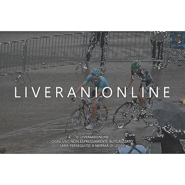 15-06-2019 Criterium Du Dauphine Libere; Tappa 07 Saint Genix Les Villages - Les Sept Laux Pipay; 2019, Astana; 2019, Bora - Hansgrohe; Fuglsang, Jacob; Buchmann, Emanuel; Les Sept Laux Pipay; ©SIROTTI / AGENZIA ALDO LIVERANI SAS