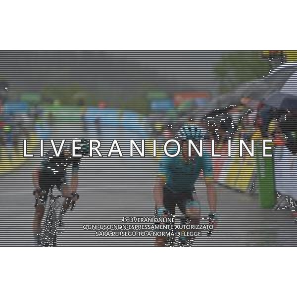 15-06-2019 Criterium Du Dauphine Libere; Tappa 07 Saint Genix Les Villages - Les Sept Laux Pipay; 2019, Astana; 2019, Bora - Hansgrohe; Fuglsang, Jacob; Buchmann, Emanuel; Les Sept Laux Pipay; ©SIROTTI / AGENZIA ALDO LIVERANI SAS