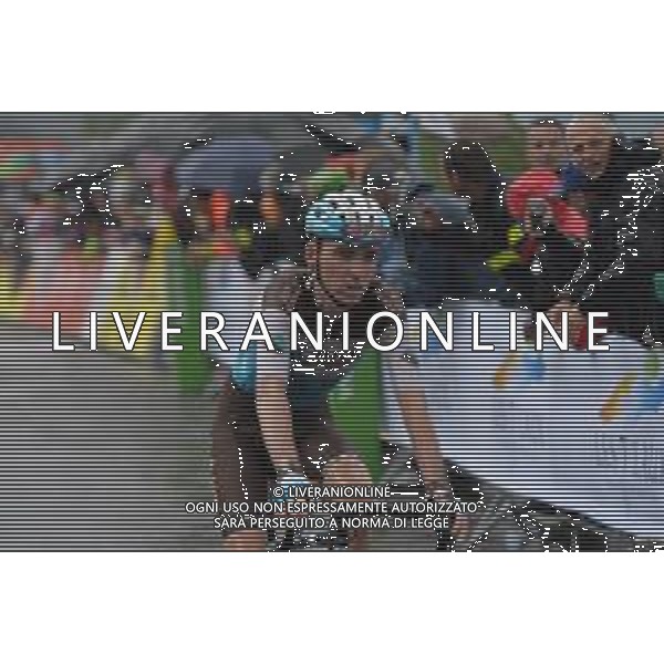 15-06-2019 Criterium Du Dauphine Libere; Tappa 07 Saint Genix Les Villages - Les Sept Laux Pipay; 2019, Ag2r La Mondiale; Bardet, Romain; Les Sept Laux Pipay; ©SIROTTI / AGENZIA ALDO LIVERANI SAS