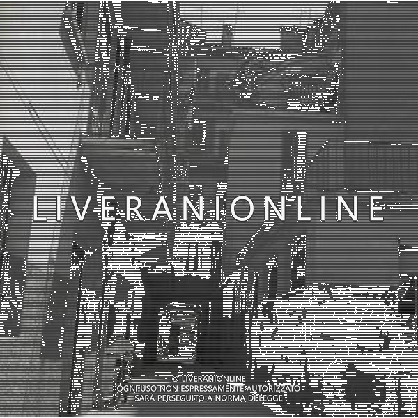 MILANO 1968 QUARTIERE DI PORTA ROMANA VECCHIE CASE DI CORTILE AG ALDO LIVERANI SAS
