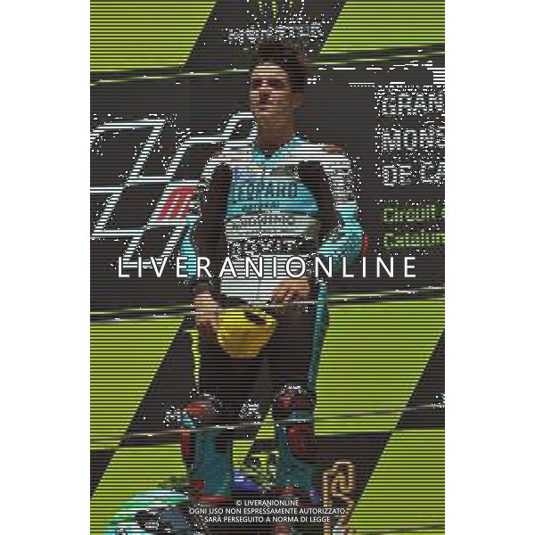 PODIO MOTO3, MONTMELò,16-06-2019,MOTOCICLISMO ©IEMMI / AGENZIA ALDO LIVERANI SAS NELLA FOTO: MARCOS RAMIREZ - GRAN PREMIO DI CATALUNYA MOTO3. PODIO 16-06-2019