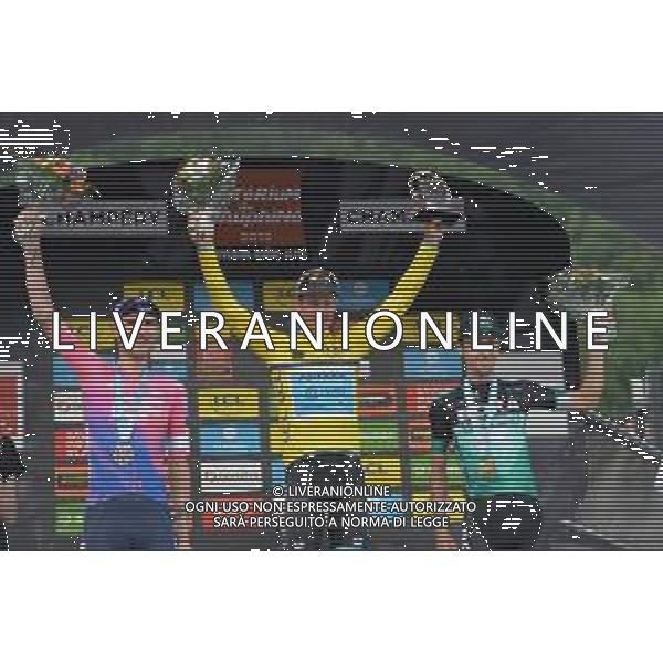 16-06-2019 Criterium Du Dauphine Libere; Tappa 08 Cluses - Champery; 2019, Ef Education - First; 2019, Astana; 2019, Bora - Hansgrohe; Van Garderen, Tejay; Fuglsang, Jacob; Buchmann, Emanuel; Champery; ©SIROTTI / AGENZIA ALDO LIVERANI SAS