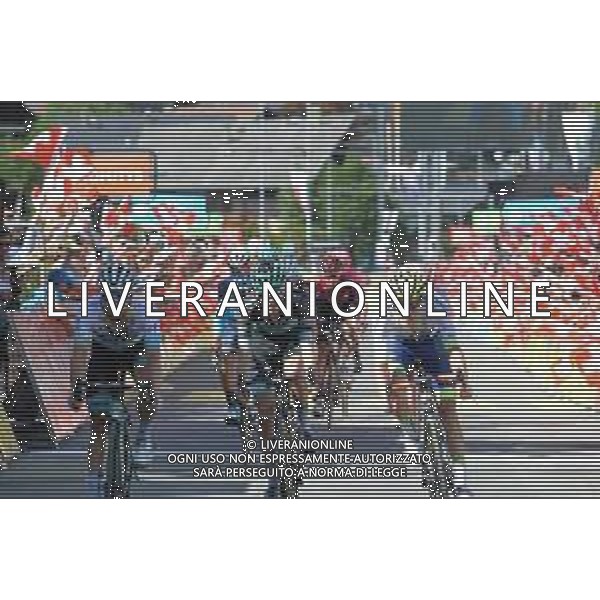 16-06-2019 Criterium Du Dauphine Libere; Tappa 08 Cluses - Champery; 2019, Astana; 2019, Bora - Hansgrohe; 2019, Wanty - Gobert; Lutsenko, Alexey; Buchmann, Emanuel; Meurisse, Xandro; Champery; ©SIROTTI / AGENZIA ALDO LIVERANI SAS