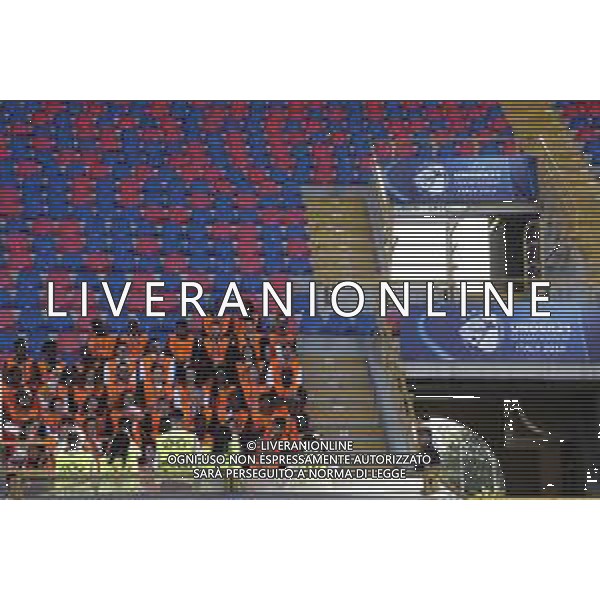 UEFA - Campionato Europeo Under 21 Italia 2019 gruppo A 16/06/2019 Italia - Spagna nella foto: il breafing degli steward all\' interno dello stadio renato dall\'ara ©Claudio Zamagni/Agenzia Aldo Liverani the steward\'s breaking before UEFA Championship Under 21 Italy 2019 group A match between Italy and Spain at Renato Dall\'Ara Stadium on June 16 2019. photo credit by Claudio Zamagni/Aldo Liverani Photo Agency/ AGENZIA ALDO LIVERANI SAS