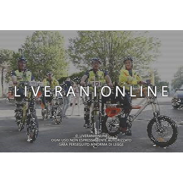 UEFA - Campionato Europeo Under 21 Italia 2019 gruppo A 16/06/2019 Italia - Spagna nella foto: il personale sanitario con le nuove biciclette sanitarie E-bike 118 al debutto allo stadio dall\'ara ©Claudio Zamagni/Agenzia Aldo Liverani the first aid with the electric bike during UEFA Championship Under 21 Italy 2019 group A match between Italy and Spain at Renato Dall\'Ara Stadium on June 16 2019. photo credit by Claudio Zamagni/Aldo Liverani Photo Agency/ AGENZIA ALDO LIVERANI SAS / AGENZIA ALDO LIVERANI SAS