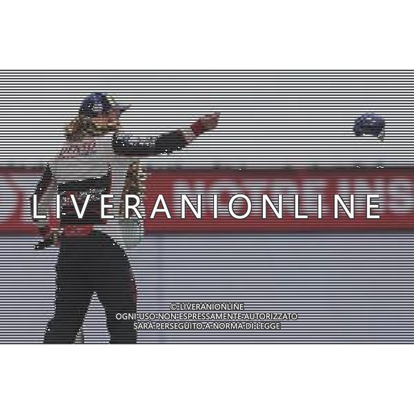 Race winner Fernando Alonso (ESP) Toyota Gazoo Racing, celebrates on the podium. 16.06.2019. FIA World Endurance Championship, Le Mans 24 Hours, Race, Le Mans, France. Sunday. AG ALDO LIVERANI SAS-ONLY ITALY
