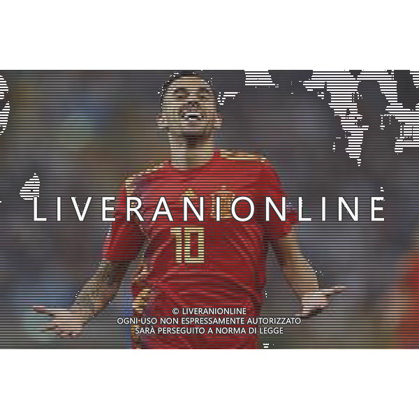 UEFA - Campionato Europeo Under 21 Italia 2019 gruppo A 16/06/2019 Italia - Spagna nella foto: Esultanza dopo il gol di Ceballos Dani (spagna) ©Claudio Zamagni/Agenzia Aldo Liverani Ceballos Dani (spagna) celebrates after scoring a goal during UEFA Championship Under 21 Italy 2019 group A match between Italy and Spain at Renato Dall\'Ara Stadium on June 16 2019. photo credit by Claudio Zamagni/Aldo Liverani Photo Agency/ AGENZIA ALDO LIVERANI SAS