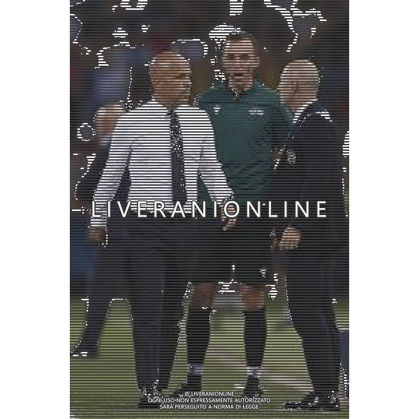 UEFA - Campionato Europeo Under 21 Italia 2019 gruppo A 16/06/2019 Italia - Spagna nella foto: Mister Luigi Di Biagio con il vice Massimo Mutarelli ©Claudio Zamagni/Agenzia Aldo Liverani Mister Luigi Di Biagiouring UEFA Championship Under 21 Italy 2019 group A match between Italy and Spain at Renato Dall\'Ara Stadium on June 16 2019. photo credit by Claudio Zamagni/Aldo Liverani Photo Agency/ AGENZIA ALDO LIVERANI SAS