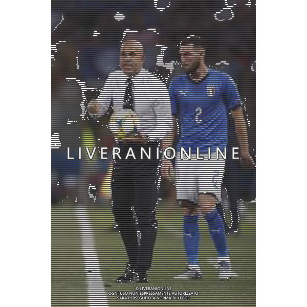 UEFA - Campionato Europeo Under 21 Italia 2019 gruppo A 16/06/2019 Italia - Spagna nella foto: Mister Luigi Di Biagio e arturo calabresi ©Claudio Zamagni/Agenzia Aldo Liverani Mister Luigi Di Biagio during UEFA Championship Under 21 Italy 2019 group A match between Italy and Spain at Renato Dall\'Ara Stadium on June 16 2019. photo credit by Claudio Zamagni/Aldo Liverani Photo Agency/ AGENZIA ALDO LIVERANI SAS