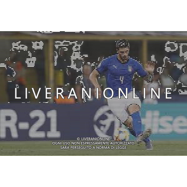 UEFA - Campionato Europeo Under 21 Italia 2019 gruppo A 16/06/2019 Italia - Spagna nella foto: Bonifazi Kevin (Italia) ©Claudio Zamagni/Agenzia Aldo Liverani Bonifazi Kevin (Italia) during UEFA Championship Under 21 Italy 2019 group A match between Italy and Spain at Renato Dall\'Ara Stadium on June 16 2019. photo credit by Claudio Zamagni/Aldo Liverani Photo Agency/ AGENZIA ALDO LIVERANI SAS