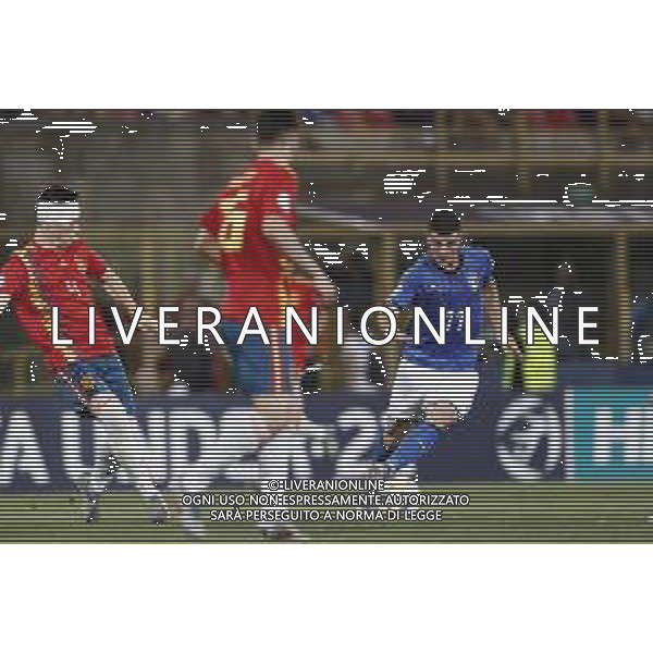 UEFA - Campionato Europeo Under 21 Italia 2019 gruppo A 16/06/2019 Italia - Spagna nella foto: Orsolini Riccardo (Italia) ©Claudio Zamagni/Agenzia Aldo Liverani Orsolini Riccardo (Italia) during UEFA Championship Under 21 Italy 2019 group A match between Italy and Spain at Renato Dall\'Ara Stadium on June 16 2019. photo credit by Claudio Zamagni/Aldo Liverani Photo Agency/ AGENZIA ALDO LIVERANI SAS