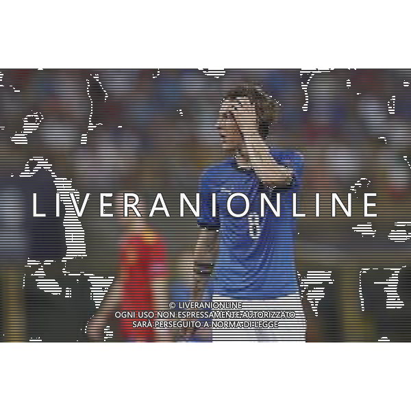 UEFA - Campionato Europeo Under 21 Italia 2019 gruppo A 16/06/2019 Italia - Spagna nella foto: Zaniolo Nicolo’ (Italia) ©Claudio Zamagni/Agenzia Aldo Liverani Zaniolo Nicolo’ (Italia) during UEFA Championship Under 21 Italy 2019 group A match between Italy and Spain at Renato Dall\'Ara Stadium on June 16 2019. photo credit by Claudio Zamagni/Aldo Liverani Photo Agency