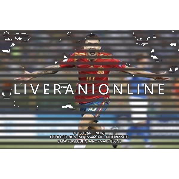 UEFA - Campionato Europeo Under 21 Italia 2019 gruppo A 16/06/2019 Italia - Spagna nella foto: Ceballos Dani (spagna) ©Claudio Zamagni/Agenzia Aldo Liverani Ceballos Dani (spagna) during UEFA Championship Under 21 Italy 2019 group A match between Italy and Spain at Renato Dall\'Ara Stadium on June 16 2019. photo credit by Claudio Zamagni/Aldo Liverani Photo Agency