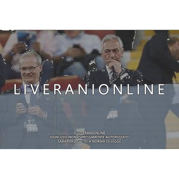 UEFA - Campionato Europeo Under 21 Italia 2019 gruppo A 16/06/2019 Italia - Spagna nella foto: presidente FIGC Gabriele Gravina - Giorgio Marchetti UEFA ©Claudio Zamagni/Agenzia Aldo Liverani presidente FIGC Gabriele Gravina - Giorgio Marchetti UEFA during UEFA Championship Under 21 Italy 2019 group A match between Italy and Spain at Renato Dall\'Ara Stadium on June 16 2019. photo credit by Claudio Zamagni/Aldo Liverani Photo Agency