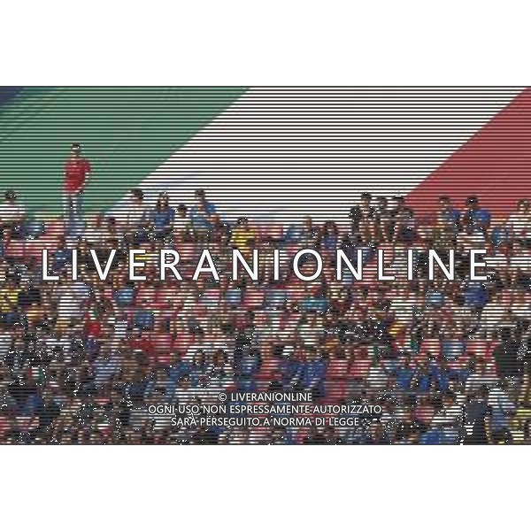 UEFA - Campionato Europeo Under 21 Italia 2019 gruppo A 16/06/2019 Italia - Spagna nella foto: tifosi dell\'Italia ©Claudio Zamagni/Agenzia Aldo Liverani supporters of italy during UEFA Championship Under 21 Italy 2019 group A match between Italy and Spain at Renato Dall\'Ara Stadium on June 16 2019. photo credit by Claudio Zamagni/Aldo Liverani Photo Agency