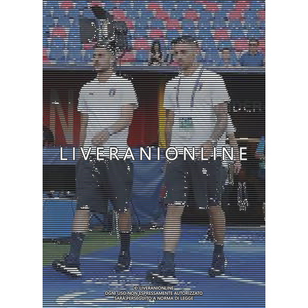 UEFA - Campionato Europeo Under 21 Italia 2019 gruppo A 16/06/2019 Italia - Spagna nella foto: Pellegrini Lorenzo (Italia) - Pezzella Giuseppe (Italia) ©Claudio Zamagni/Agenzia Aldo Liverani Pellegrini Lorenzo (Italia) - Pezzella Giuseppe (Italia) during UEFA Championship Under 21 Italy 2019 group A match between Italy and Spain at Renato Dall\'Ara Stadium on June 16 2019. photo credit by Claudio Zamagni/Aldo Liverani Photo Agency