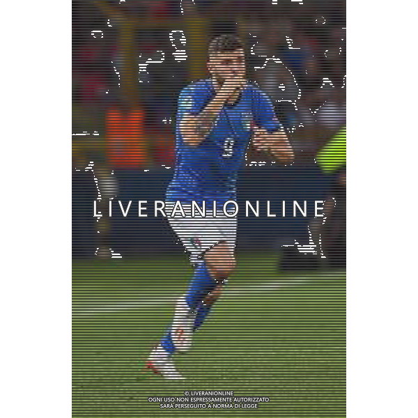 ©Alessio Marini - ITALIA - SPAGNA UEFA - Campionato Europeo Under 21 Italia 2019 Gruppo A - Bologna 16.06.2019 Nella foto Patrick Cutrone entra in capo ©Alessio Marini / AGENZIA ALDO LIVERANI SAS