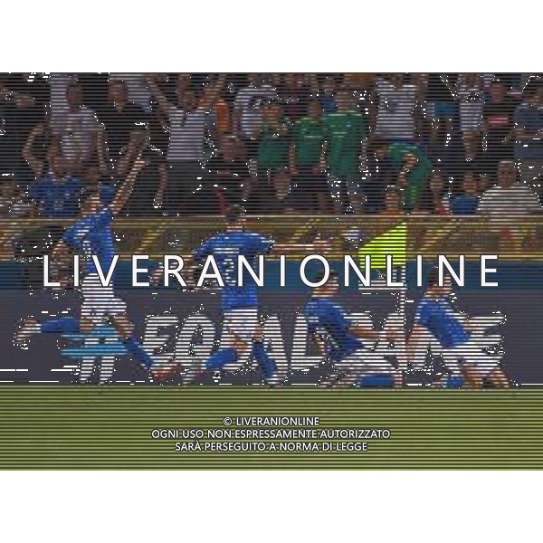 ©Alessio Marini - ITALIA - SPAGNA UEFA - Campionato Europeo Under 21 Italia 2019 Gruppo A - Bologna 16.06.2019 Nella foto esultanza dopo il Gol di Federico Chiesa ©Alessio Marini / AGENZIA ALDO LIVERANI SAS