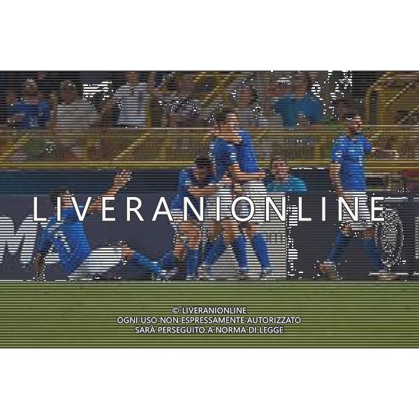 ©Alessio Marini - ITALIA - SPAGNA UEFA - Campionato Europeo Under 21 Italia 2019 Gruppo A - Bologna 16.06.2019 Nella foto esultanza dopo il Gol di Federico Chiesa ©Alessio Marini / AGENZIA ALDO LIVERANI SAS