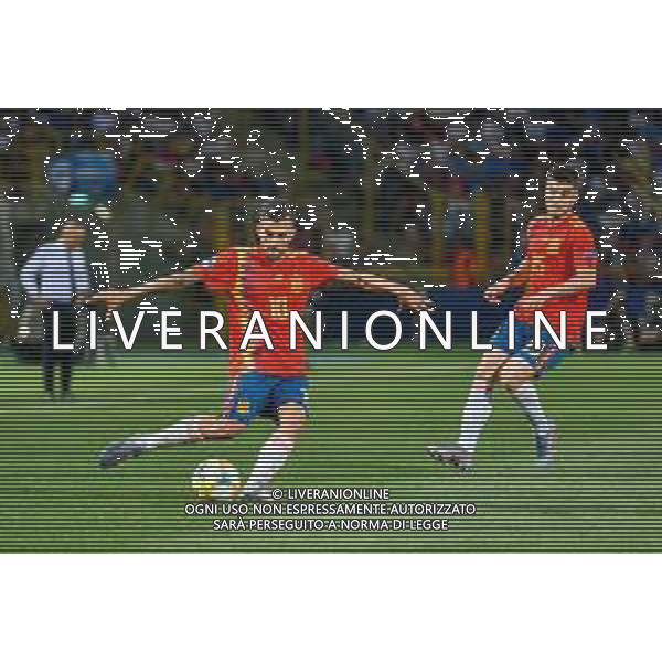 ©Alessio Marini - ITALIA - SPAGNA UEFA - Campionato Europeo Under 21 Italia 2019 Gruppo A - Bologna 16.06.2019 Nella foto tiro di Dani Ceballos ©Alessio Marini / AGENZIA ALDO LIVERANI SAS