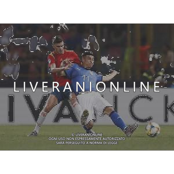UEFA - Campionato Europeo Under 21 Italia 2019 gruppo A 16/06/2019 Italia - Spagna nella foto: Orsolini Riccardo (Italia) ©Claudio Zamagni/Agenzia Aldo Liverani Orsolini Riccardo (Italia) during UEFA Championship Under 21 Italy 2019 group A match between Italy and Spain at Renato Dall\'Ara Stadium on June 16 2019. photo credit by Claudio Zamagni/Aldo Liverani Photo Agency