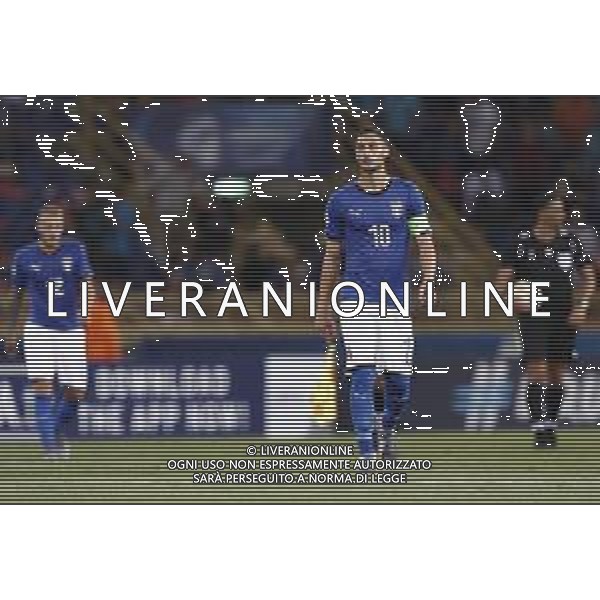 UEFA - Campionato Europeo Under 21 Italia 2019 gruppo A 16/06/2019 Italia - Spagna nella foto: Mandragora Rolando (Italia) ©Claudio Zamagni/Agenzia Aldo Liverani Mandragora Rolando (Italia) during UEFA Championship Under 21 Italy 2019 group A match between Italy and Spain at Renato Dall\'Ara Stadium on June 16 2019. photo credit by Claudio Zamagni/Aldo Liverani Photo Agency