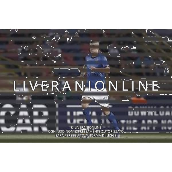 UEFA - Campionato Europeo Under 21 Italia 2019 gruppo A 16/06/2019 Italia - Spagna nella foto: Mancini Gianluca (Italia) ©Claudio Zamagni/Agenzia Aldo Liverani Mancini Gianluca (Italia) during UEFA Championship Under 21 Italy 2019 group A match between Italy and Spain at Renato Dall\'Ara Stadium on June 16 2019. photo credit by Claudio Zamagni/Aldo Liverani Photo Agency