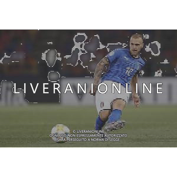 UEFA - Campionato Europeo Under 21 Italia 2019 gruppo A 16/06/2019 Italia - Spagna nella foto: Dimarco Federico (Italia) ©Claudio Zamagni/Agenzia Aldo Liverani Dimarco Federico (Italia) during UEFA Championship Under 21 Italy 2019 group A match between Italy and Spain at Renato Dall\'Ara Stadium on June 16 2019. photo credit by Claudio Zamagni/Aldo Liverani Photo Agency