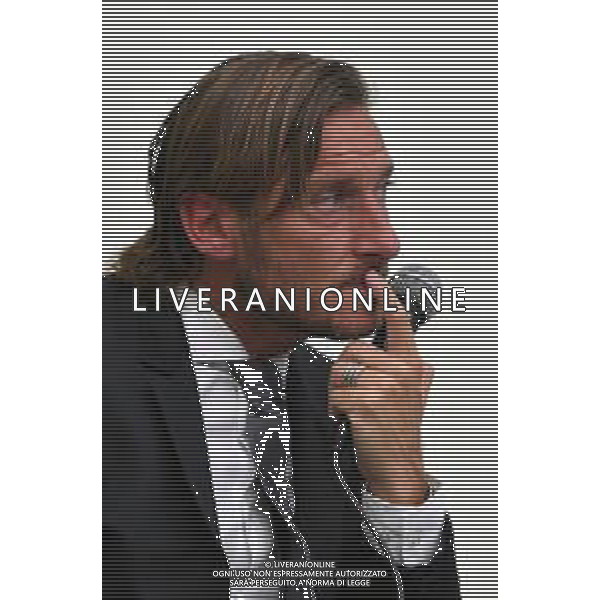 CONFERENZA STAMPA DI FRANCESCO TOTTI PER LE DIMISSIONI DA DIRIGENTE DELLA ROMA CALCIO, NELLA SEDE DEL CONI A ROMA 17.06.2019 © MEZZELANI GMT / AGENZIA ALDO LIVERANI SAS