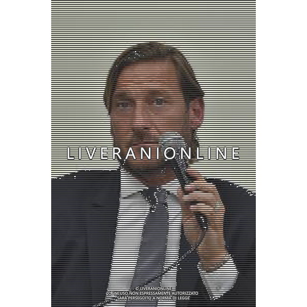 CONFERENZA STAMPA DI FRANCESCO TOTTI PER LE DIMISSIONI DA DIRIGENTE DELLA ROMA CALCIO, NELLA SEDE DEL CONI A ROMA 17.06.2019 © MEZZELANI GMT / AGENZIA ALDO LIVERANI SAS