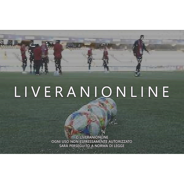 UEFA - Campionato Europeo Under 21 Italia 2019 gruppo C 18/06/2019 Inghilterra - Francia nella foto: palloni in campo nel prepartita ©Claudio Zamagni/Agenzia Aldo Liverani the balls for soccer during UEFA Championship Under 21 Italy 2019 group C match between England and France at Orogel Dino Manuzzi Stadium on June 18 2019. photo credit by Claudio Zamagni/Aldo Liverani Photo Agency/ AGENZIA ALDO LIVERANI SAS - Inghilterra - Francia UEFA U21 - Campionato Europeo Under 21 Italia 2019 gruppo C - Cesena 18.06.2019