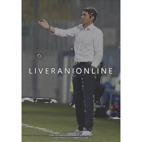 UEFA - Campionato Europeo Under 21 Italia 2019 gruppo C 18/06/2019 Inghilterra - Francia nella foto: Mister Sylvain Ripoll (France) ©Claudio Zamagni/Agenzia Aldo Liverani Mister Sylvain Ripoll(France) during UEFA Championship Under 21 Italy 2019 group C match between England and France at Orogel Dino Manuzzi Stadium on June 18 2019. photo credit by Claudio Zamagni/Aldo Liverani Photo Agency/ AGENZIA ALDO LIVERANI SAS - Inghilterra - Francia UEFA U21 - Campionato Europeo Under 21 Italia 2019 gruppo C - Cesena 18.06.2019