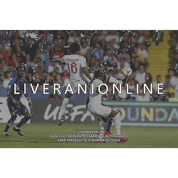 UEFA - Campionato Europeo Under 21 Italia 2019 gruppo C 18/06/2019 Inghilterra - Francia nella foto: Choudhury Hamza (England) ©Claudio Zamagni/Agenzia Aldo Liverani Choudhury Hamza(England) during UEFA Championship Under 21 Italy 2019 group C match between England and France at Orogel Dino Manuzzi Stadium on June 18 2019. photo credit by Claudio Zamagni/Aldo Liverani Photo Agency/ AGENZIA ALDO LIVERANI SAS - Inghilterra - Francia UEFA U21 - Campionato Europeo Under 21 Italia 2019 gruppo C - Cesena 18.06.2019