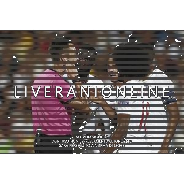 UEFA - Campionato Europeo Under 21 Italia 2019 gruppo C 18/06/2019 Inghilterra - Francia nella foto: arbitro Srdjan Jovanovic (SRB) ©Claudio Zamagni/Agenzia Aldo Liverani Referee Srdjan Jovanovi? (SRB) during UEFA Championship Under 21 Italy 2019 group C match between England and France at Orogel Dino Manuzzi Stadium on June 18 2019. photo credit by Claudio Zamagni/Aldo Liverani Photo Agency/ AGENZIA ALDO LIVERANI SAS - Inghilterra - Francia UEFA U21 - Campionato Europeo Under 21 Italia 2019 gruppo C - Cesena 18.06.2019