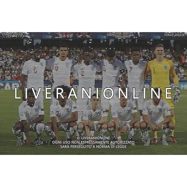 UEFA - Campionato Europeo Under 21 Italia 2019 gruppo C 18/06/2019 Inghilterra - Francia nella foto: la formazione dell\'Inghilterra ©Claudio Zamagni/Agenzia Aldo Liverani england soccer team during UEFA Championship Under 21 Italy 2019 group C match between England and France at Orogel Dino Manuzzi Stadium on June 18 2019. photo credit by Claudio Zamagni/Aldo Liverani Photo Agency/ AGENZIA ALDO LIVERANI SAS - Inghilterra - Francia UEFA U21 - Campionato Europeo Under 21 Italia 2019 gruppo C - Cesena 18.06.2019