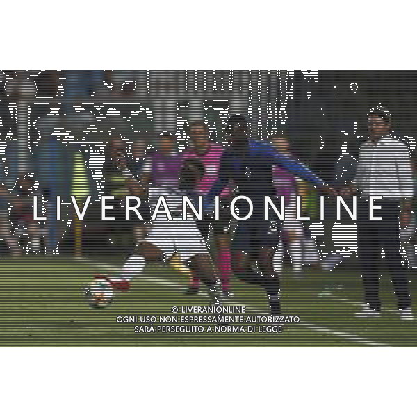 UEFA - Campionato Europeo Under 21 Italia 2019 gruppo C 18/06/2019 Inghilterra - Francia nella foto: Gray Demarai(England) Ballo Toure’(France) ©Claudio Zamagni/Agenzia Aldo Liverani Gray Demarai(England) Ballo Toure’(France) during UEFA Championship Under 21 Italy 2019 group C match between England and France at Orogel Dino Manuzzi Stadium on June 18 2019. photo credit by Claudio Zamagni/Aldo Liverani Photo Agency/ AGENZIA ALDO LIVERANI SAS - Inghilterra - Francia UEFA U21 - Campionato Europeo Under 21 Italia 2019 gruppo C - Cesena 18.06.2019