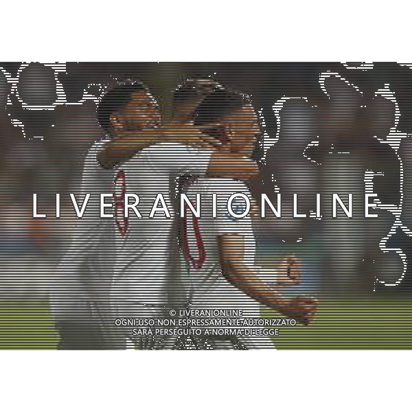 UEFA - Campionato Europeo Under 21 Italia 2019 gruppo C 18/06/2019 Inghilterra - Francia nella foto: Esultanza inghilterra dopo il gol di Foden Phil (England) ©Claudio Zamagni/Agenzia Aldo Liverani england celebrates after scoring a goal during UEFA Championship Under 21 Italy 2019 group C match between England and France at Orogel Dino Manuzzi Stadium on June 18 2019. photo credit by Claudio Zamagni/Aldo Liverani Photo Agency/ AGENZIA ALDO LIVERANI SAS - Inghilterra - Francia UEFA U21 - Campionato Europeo Under 21 Italia 2019 gruppo C - Cesena 18.06.2019