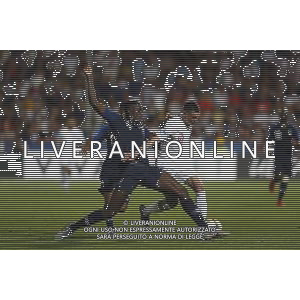 UEFA - Campionato Europeo Under 21 Italia 2019 gruppo C 18/06/2019 Inghilterra - Francia nella foto: Konate’ Ibrahima (France) Foden Phil(England) ©Claudio Zamagni/Agenzia Aldo Liverani Konate’ Ibrahima(France) Foden Phil(England) during UEFA Championship Under 21 Italy 2019 group C match between England and France at Orogel Dino Manuzzi Stadium on June 18 2019. photo credit by Claudio Zamagni/Aldo Liverani Photo Agency/ AGENZIA ALDO LIVERANI SAS - Inghilterra - Francia UEFA U21 - Campionato Europeo Under 21 Italia 2019 gruppo C - Cesena 18.06.2019