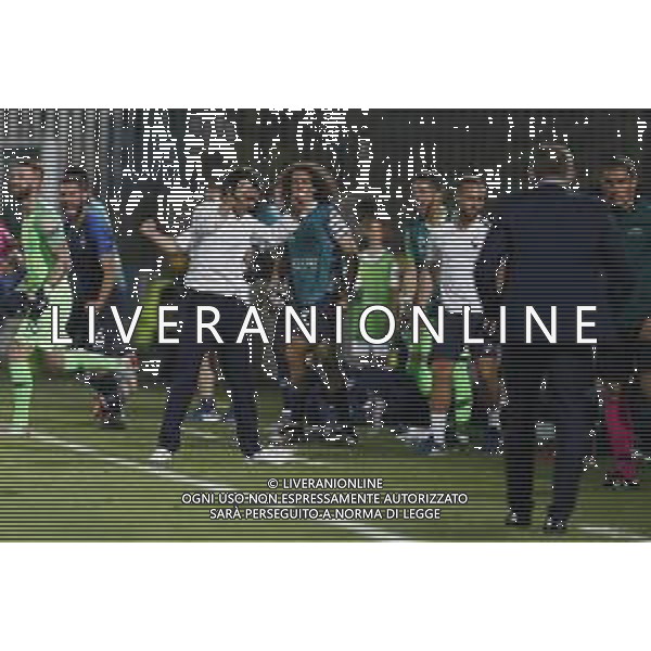 UEFA - Campionato Europeo Under 21 Italia 2019 gruppo C 18/06/2019 Inghilterra - Francia nella foto: Esultanza Mister Sylvain Ripoll(France) delusione Mister Aidy Boothroyd(England) ©Claudio Zamagni/Agenzia Aldo Liverani exultation Mister Sylvain Ripoll(France) and delusion Mister Aidy Boothroyd(England) during UEFA Championship Under 21 Italy 2019 group C match between England and France at Orogel Dino Manuzzi Stadium on June 18 2019. photo credit by Claudio Zamagni/Aldo Liverani Photo Agency/ AGENZIA ALDO LIVERANI SAS - Inghilterra - Francia UEFA U21 - Campionato Europeo Under 21 Italia 2019 gruppo C - Cesena 18.06.2019