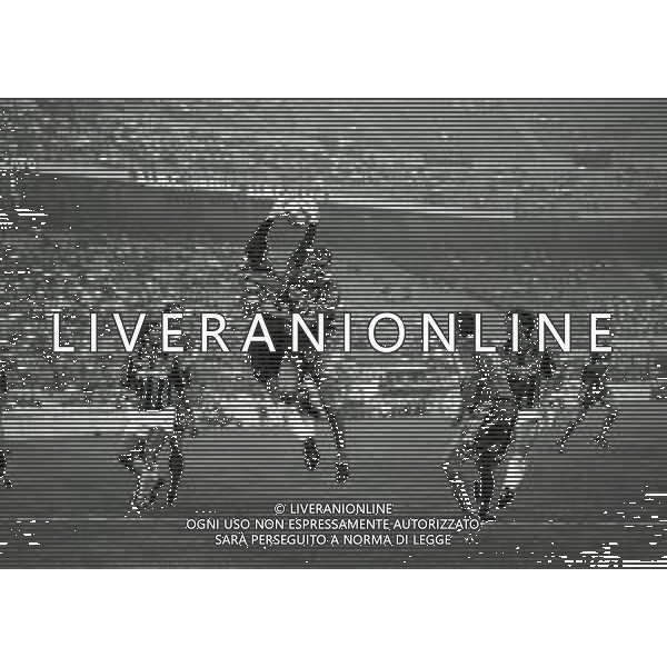 16-09-1992 MILANO CHAMPIONS LEAGUE MILAN OLIMPIA LUBIANA 4-0 NELLA FOTO AZIONE DI GIOCO AG ALDO LIVERANI SAS