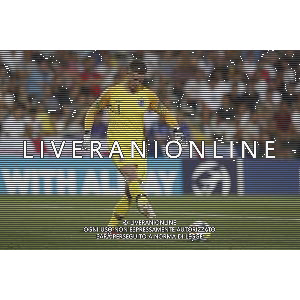 UEFA - Campionato Europeo Under 21 Italia 2019 gruppo C 18/06/2019 Inghilterra - Francia nella foto: Henderson Dean (England) ©Claudio Zamagni/Agenzia Aldo Liverani Henderson Dean (England) during UEFA Championship Under 21 Italy 2019 group C match between England and France at Orogel Dino Manuzzi Stadium on June 18 2019. photo credit by Claudio Zamagni/Aldo Liverani Photo Agency