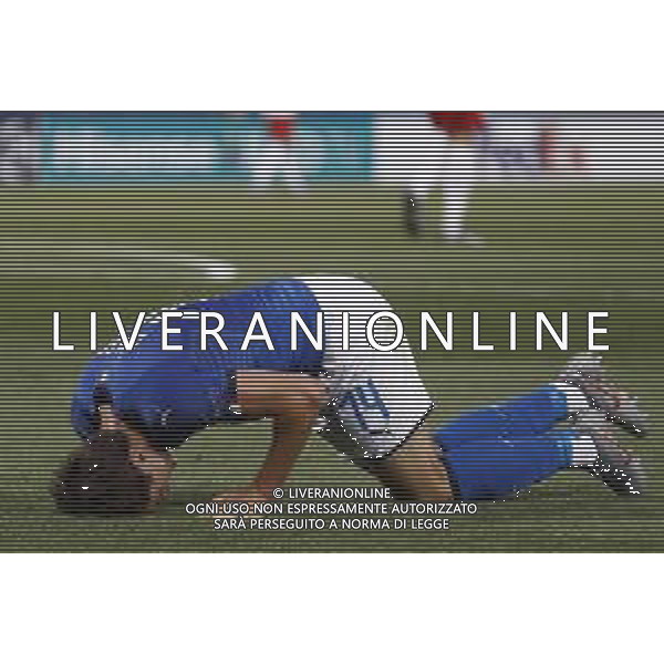 UEFA - Campionato Europeo Under 21 Italia 2019 gruppo A 19/06/2019 Italia - Polonia nella foto: delusione Chiesa Federico (Italia) ©Claudio Zamagni/Agenzia Aldo Liverani Chiesa Federico (Italia) during UEFA Championship Under 21 Italy 2019 group A match between Italy and Poland at Renato Dall\'Ara Stadium on June 19 2019. photo credit by Claudio Zamagni/Aldo Liverani Photo Agency / AGENZIA ALDO LIVERANI SAS