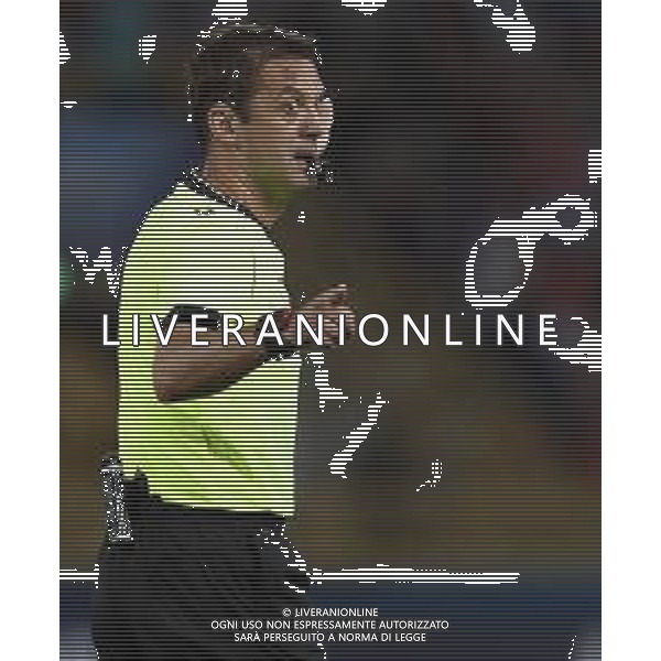 UEFA - Campionato Europeo Under 21 Italia 2019 gruppo A 19/06/2019 Italia - Polonia nella foto: arbitro Aleksei Kulbakov (BLR) ©Claudio Zamagni/Agenzia Aldo Liverani Referee Aleksei Kulbakov (BLR) during UEFA Championship Under 21 Italy 2019 group A match between Italy and Poland at Renato Dall\'Ara Stadium on June 19 2019. photo credit by Claudio Zamagni/Aldo Liverani Photo Agency / AGENZIA ALDO LIVERANI SAS