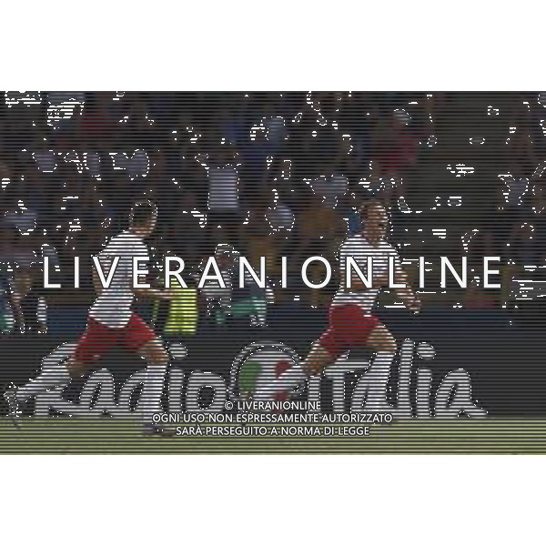 UEFA - Campionato Europeo Under 21 Italia 2019 gruppo A 19/06/2019 Italia - Polonia nella foto: Esultanza dopo il gol di Bielik Krystian (Poland) ©Claudio Zamagni/Agenzia Aldo Liverani Bielik Krystian(Poland) celebrates after scoring a goal during UEFA Championship Under 21 Italy 2019 group A match between Italy and Poland at Renato Dall\'Ara Stadium on June 19 2019. photo credit by Claudio Zamagni/Aldo Liverani Photo Agency / AGENZIA ALDO LIVERANI SAS