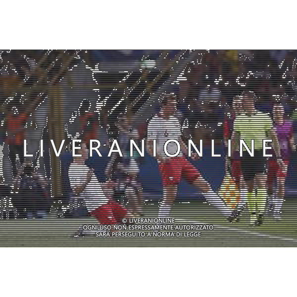 UEFA - Campionato Europeo Under 21 Italia 2019 gruppo A 19/06/2019 Italia - Polonia nella foto: Esultanza dopo il gol di Bielik Krystian (Poland) ©Claudio Zamagni/Agenzia Aldo Liverani Bielik Krystian(Poland) celebrates after scoring a goal during UEFA Championship Under 21 Italy 2019 group A match between Italy and Poland at Renato Dall\'Ara Stadium on June 19 2019. photo credit by Claudio Zamagni/Aldo Liverani Photo Agency / AGENZIA ALDO LIVERANI SAS