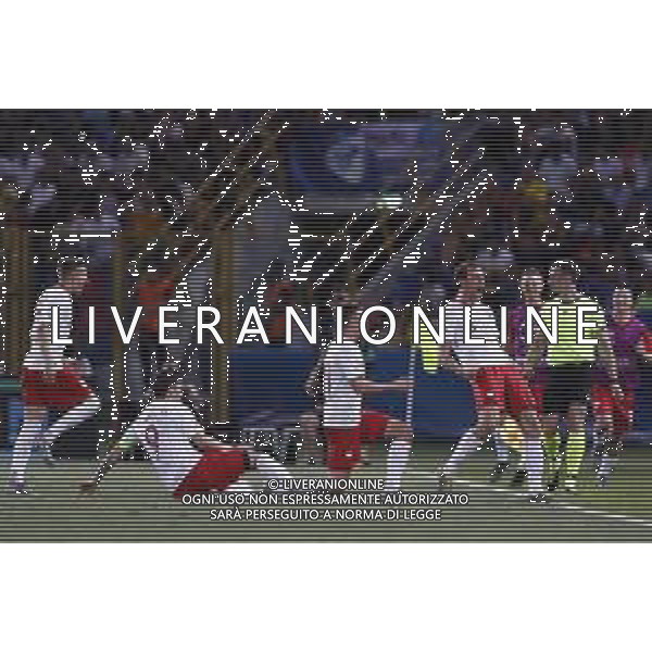 UEFA - Campionato Europeo Under 21 Italia 2019 gruppo A 19/06/2019 Italia - Polonia nella foto: Esultanza dopo il gol di Bielik Krystian (Poland) ©Claudio Zamagni/Agenzia Aldo Liverani poland celebrates after scoring a goal during UEFA Championship Under 21 Italy 2019 group A match between Italy and Poland at Renato Dall\'Ara Stadium on June 19 2019. photo credit by Claudio Zamagni/Aldo Liverani Photo Agency / AGENZIA ALDO LIVERANI SAS